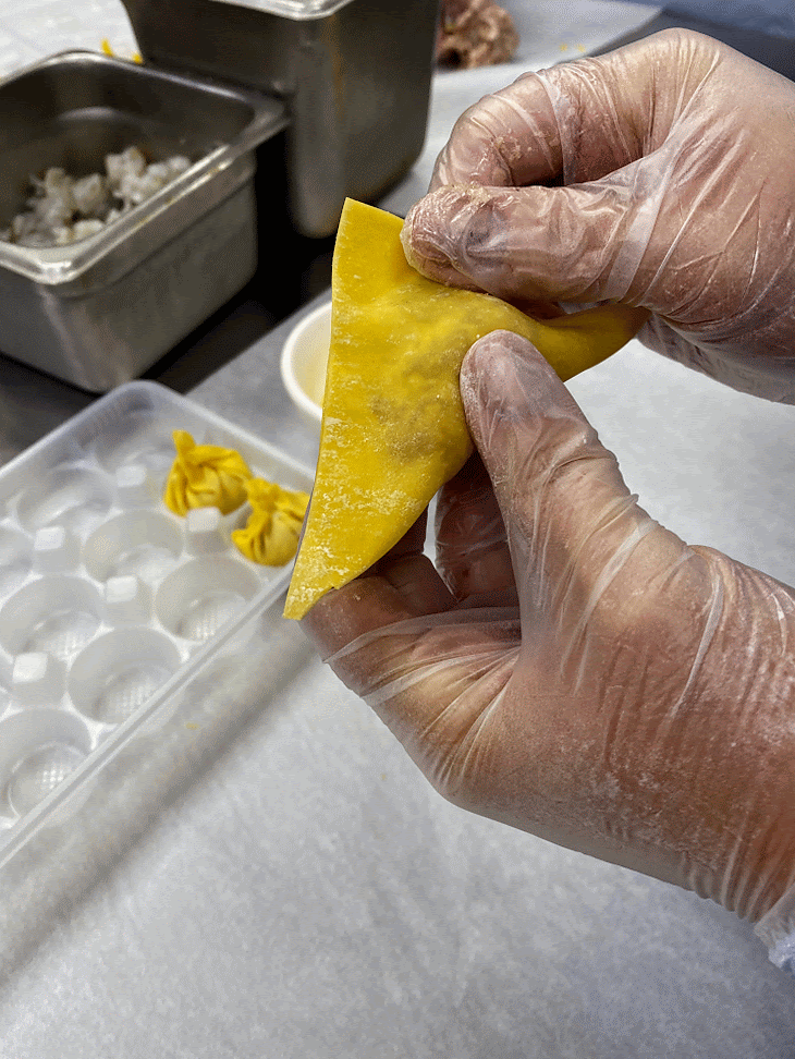 Handmade Shrimp & Chicken Wonton (15 pcs) - Shipping Not Available